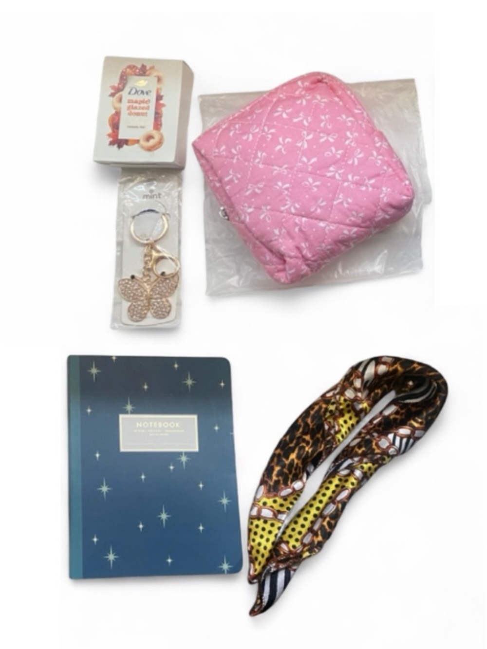 $5 Grabs! Choose One! - Dove, Red Wallet, Notebook, Bag Scarf, Keychain